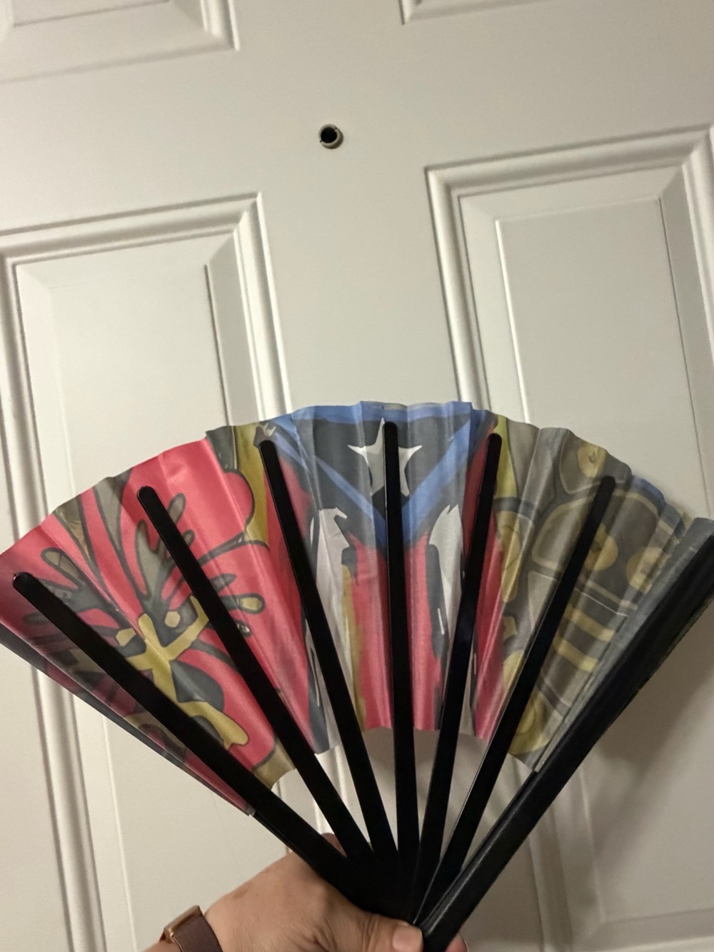 Puerto Rico Folding Hand Fan - Picture 8 of 8